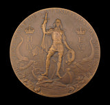 Canada 1908 Tercentenary Of The Founding Of Quebec 77mm Medal