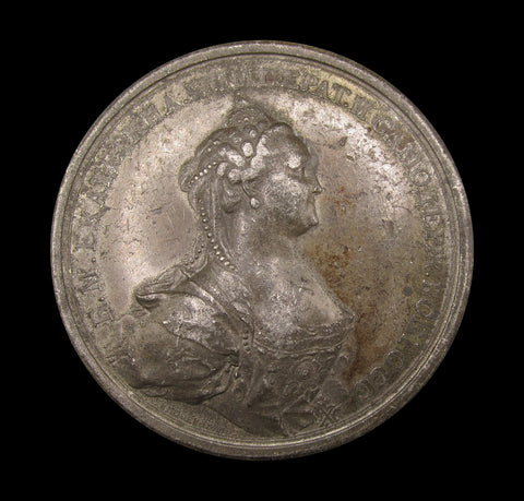 Russia 1773 Catherine II Restoration of The Kremlin 65mm Medal