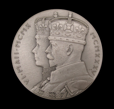 1935 George V Silver Jubilee Royal Mint 57mm Silver Medal - Cased