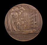 Germany 1943 Munich Opera House Destruction 102mm Medal - By Goetz