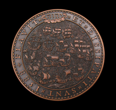 1988 Spanish Armada 400th Anniversary 63mm Bronze Medal - The Royal Mint