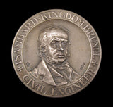 1938 London School Of Economics Isambard Brunel 51mm Silver Medal