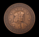 1984 College of Arms Quincentenary 63mm Bronze Medal - By The Royal Mint