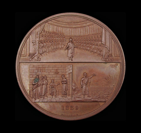 1839 The 'W.H' Prize for Industry, Courtesy & Integrity 58mm Medal