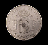 Spain Alfonso XIII 1888 5 Pesetas - GF
