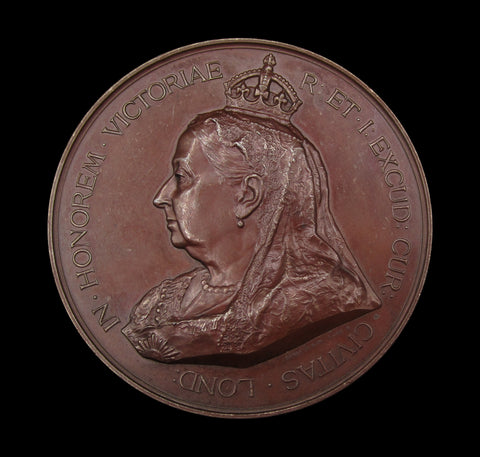 1897 Diamond Jubilee of Victoria 76mm Bronze Medal - By Bowcher