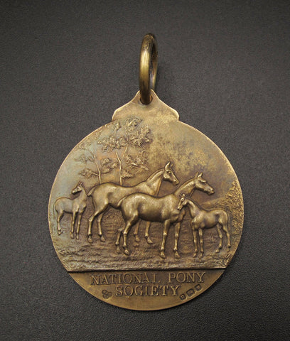 1952 National Pony Show 'Gina' Champion Polo Dam 44mm Silver Medal