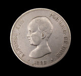 Spain Alfonso XIII 1888 5 Pesetas - GF