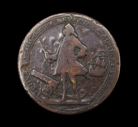 1739 Admiral Vernon Portobello 40mm Medal