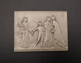 France 1901 Paris, Lyon & Mediterranean Railway Silver Medal - By Roty