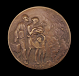 Germany 1943 Air Raid on Cologne 102mm Medal - By Goetz