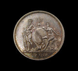 Austrian Netherlands 1779 Maria Theresa Flanders Homage 29mm Silver Medal