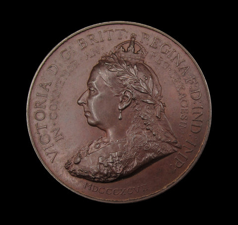 1897 Diamond Jubilee Prime Ministers 51mm Bronze Medal - By Bowcher