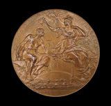 France 1889 Paris Universal Exposition 63mm Bronze Medal - Debenham & Freebody