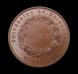 1859 University Of Edinburgh Chemistry 46mm Prize Medal - By Wyon