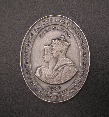 1937 Confectioners, Bakers & Traders Coronation Exhibition Silver Medal