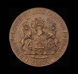 1909 New Town Hall Lancaster Opening 44mm Bronze Medal