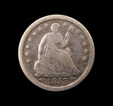 USA 1853 Seated Liberty Half Dime - GF