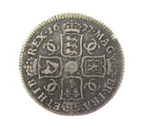Charles II 1677 Shilling - Fine