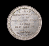 1893 Edward Prince of Wales Dover Harbour Foundation Stone 32mm Medal