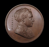 1848 William Hogarth Art Union Of London 55mm Medal - By Wyon