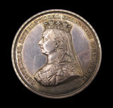 Australia 1888 Melbourne Centennial Exhibition 51mm Silver Medal