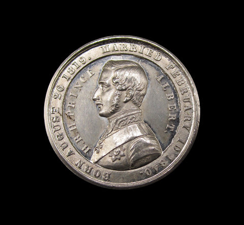 1851 Great Exhibition Prince Albert 27mm WM Medal - By Allen & Moore