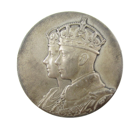 1947 George VI Visit To South Africa 38mm Silver Medal - By Royal Mint