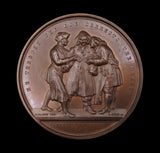 1848 William Hogarth Art Union Of London 55mm Medal - By Wyon