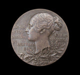 1897 Victoria Diamond Jubilee 26mm Silver Medal - With Envelope