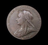 1897 Victoria Diamond Jubilee 26mm Silver Medal - With Envelope