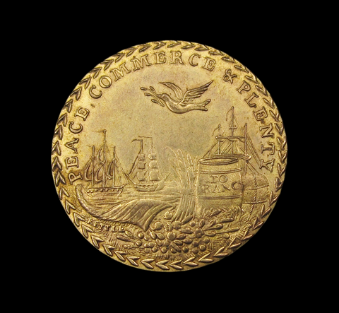 1801 Preliminaries For The Peace of Amiens 26mm Medal - By Kettle