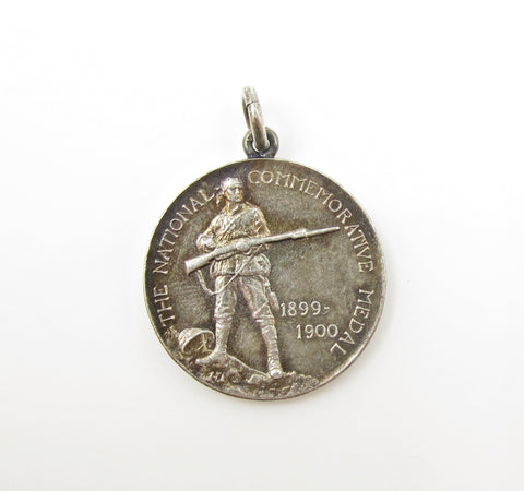 1900 South African War 22mm Silver Commemorative Medal - By Bowcher