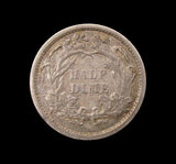 USA 1872 Seated Liberty Half Dime - EF