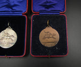 1936-1938 National Pony Society Set of 3 x Silver & Bronze Medals