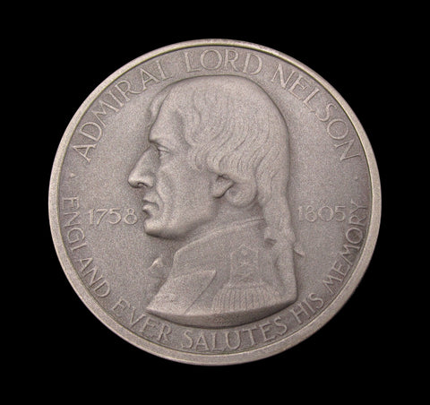 1955 Battle Of Trafalgar 150th Anniversary 39mm Silver Medal - By Vincze