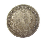 William & Mary 1692 Shilling - NVF