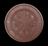 New Zealand 1865 Dunedin Exhibition 64mm Bronze Medal - By Wyon