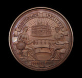 1914-1923 Cripplegate Institute Set Of 3 x 51mm Bronze Prize Medals