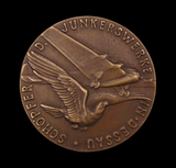 Germany 1935 Professor Hugo Junkers 72mm Medal - By Goetz