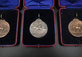 1936-1938 National Pony Society Set of 3 x Silver & Bronze Medals