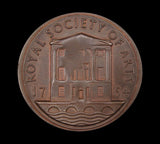 1947 Princess Elizabeth Royal Society Of Arts 63mm Trial Medal