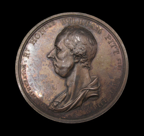 1813 Wolverhampton Pitt Club 50mm Silver Medal - By Wyon