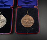 1936-1938 National Pony Society Set of 3 x Silver & Bronze Medals
