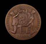 Germany 1940 Capitulation of Belgium 74mm Medal - By Goetz