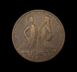 1739 Admiral Vernon & Commodore Brown Portobello 37mm Medal