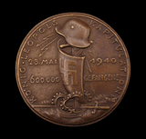 Germany 1940 Capitulation of Belgium 74mm Medal - By Goetz
