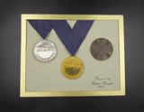 1970 Commonwealth Games Edinburgh 58mm Gold/Silver/Bronze Trial Medal Set
