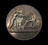 1838 Coronation Of Victoria Official 36mm Silver Medal - By Pistrucci