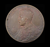 1911 George V Coronation 51mm Silver Medal - Cased